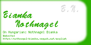 bianka nothnagel business card